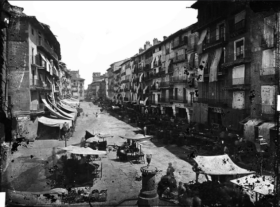 Calle del Mercado en Zaragoza