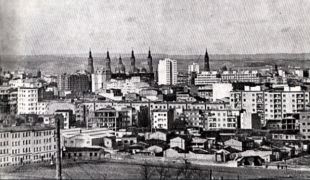 Vistas desde el Cabezo Cortado de Zaragoza