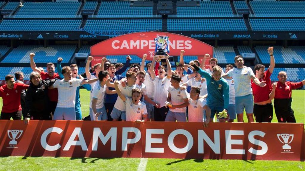 EL REAL ZARAGOZA FUE CAMPEÓN DE ESPAÑA JUVENIL