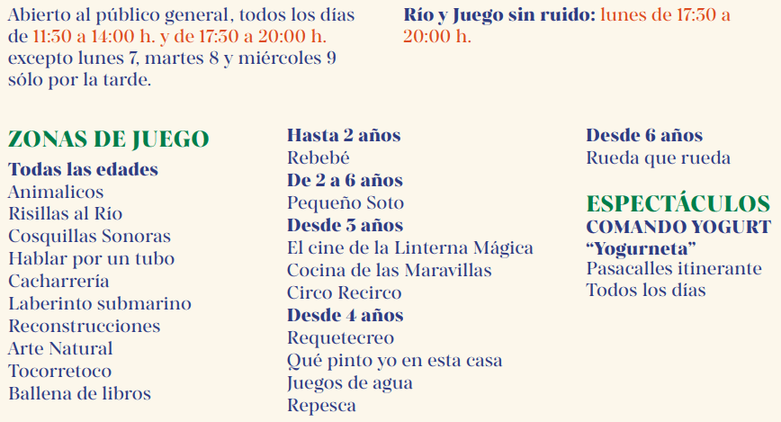 RIO Y JUEGO PILAR 2024