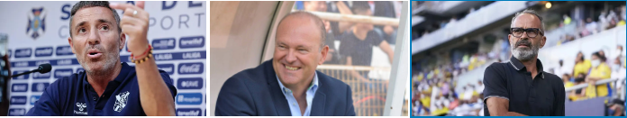 OSCAR CANO
PEPE MEL
ALVARO CERVERA
CD TENERIFE