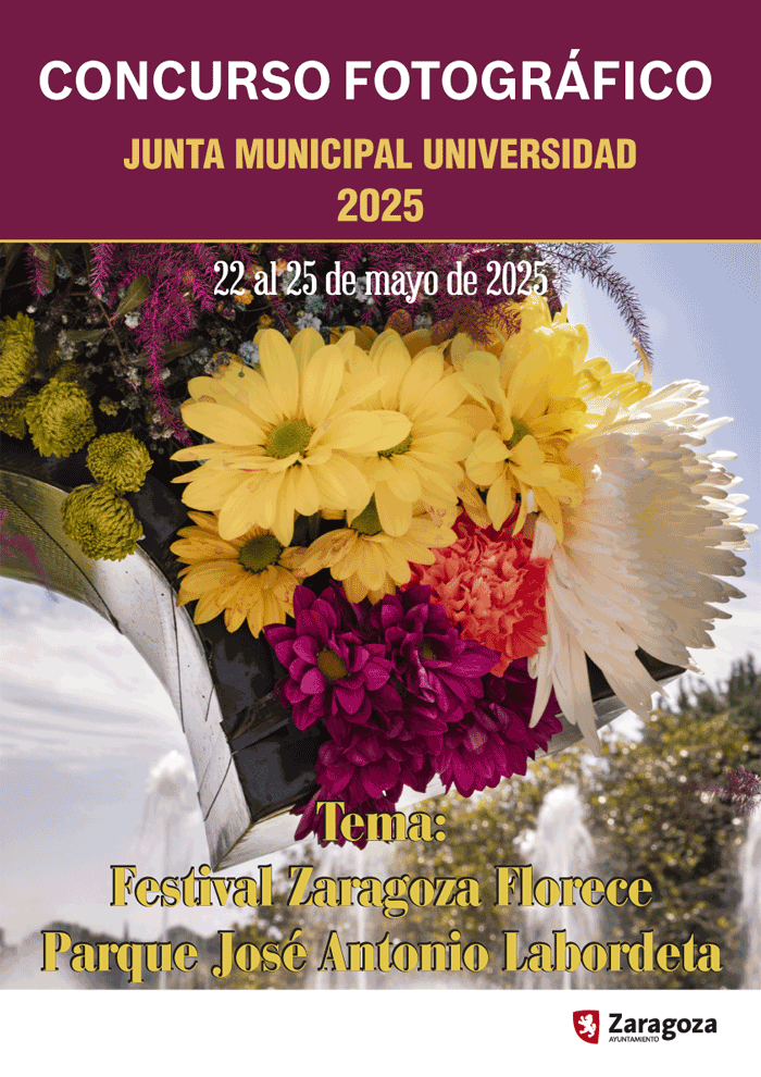CONCURSO FOTOGRÁFICO FESTIVAL ZARAGOZA FLORECE&nbsp;2025