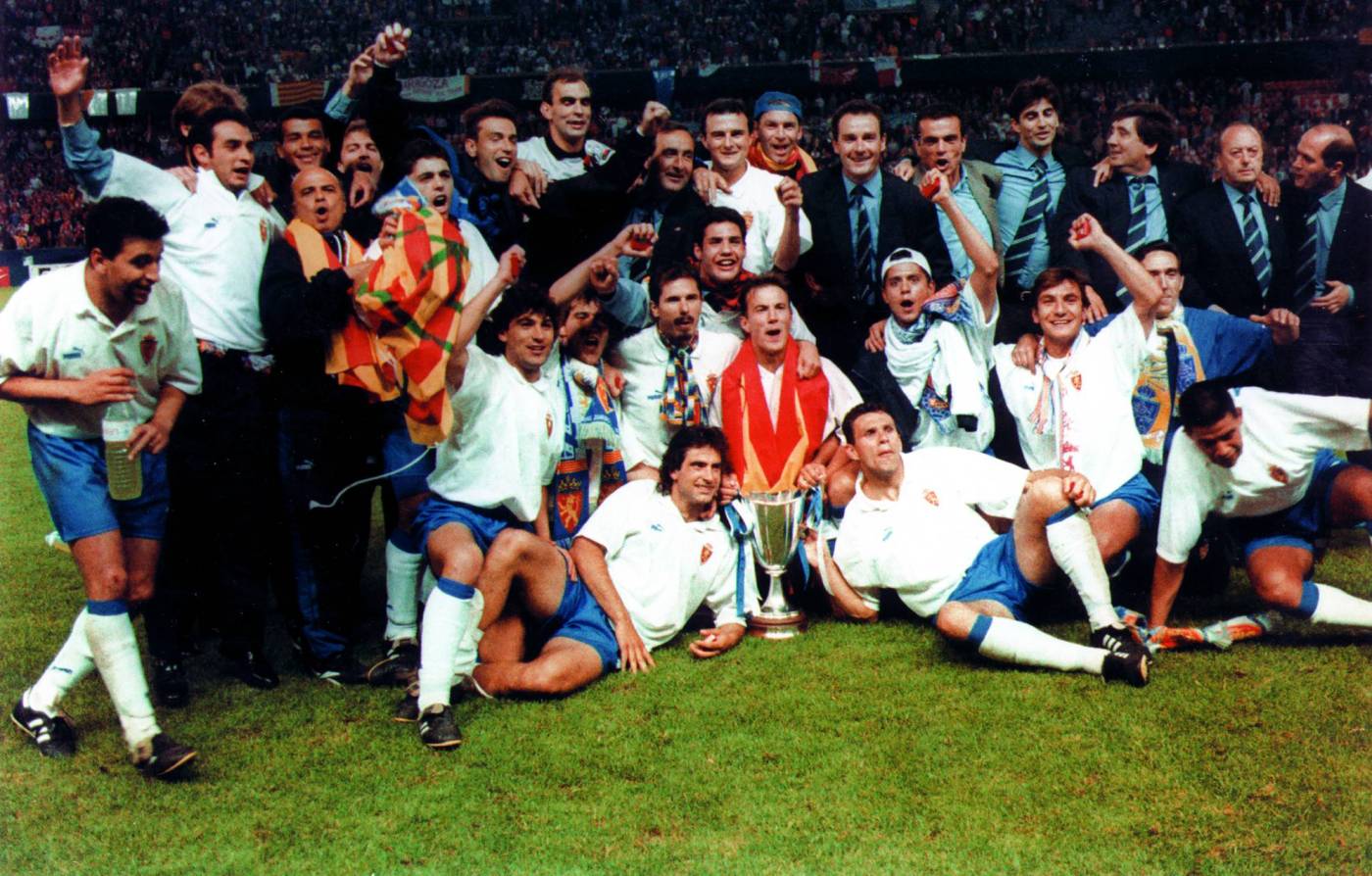REAL ZARAGOZA CAMPEON DE LA RECOPA DE 1995