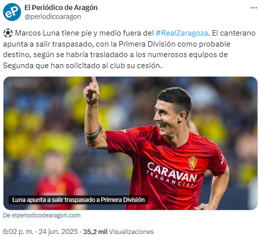 Marcos Luna podría fichar por el Alavés