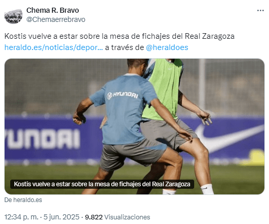 Ilias Kostis posible fichaje del Real Zaragoza