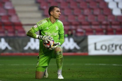 Andrés Prieto portero de la Ponferradina