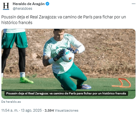 Gaëtan Poussin regresa a Francia